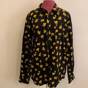 Pokémon Pikachu Botton up dress shirt new